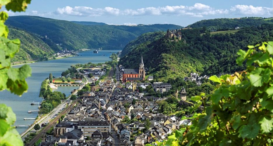 Tabara limba germana Oberwesel, pe valea Rinului